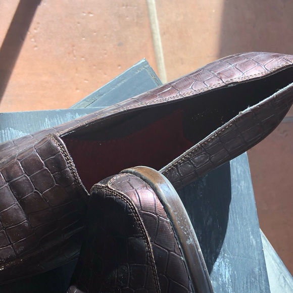 Comfy mid-brown wedgies - Picture 5 of 5